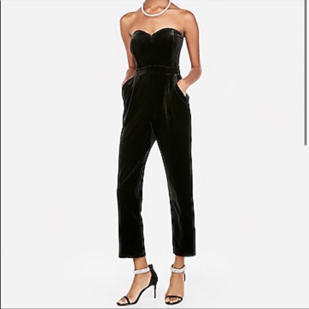Express Velvet Jumpsuit